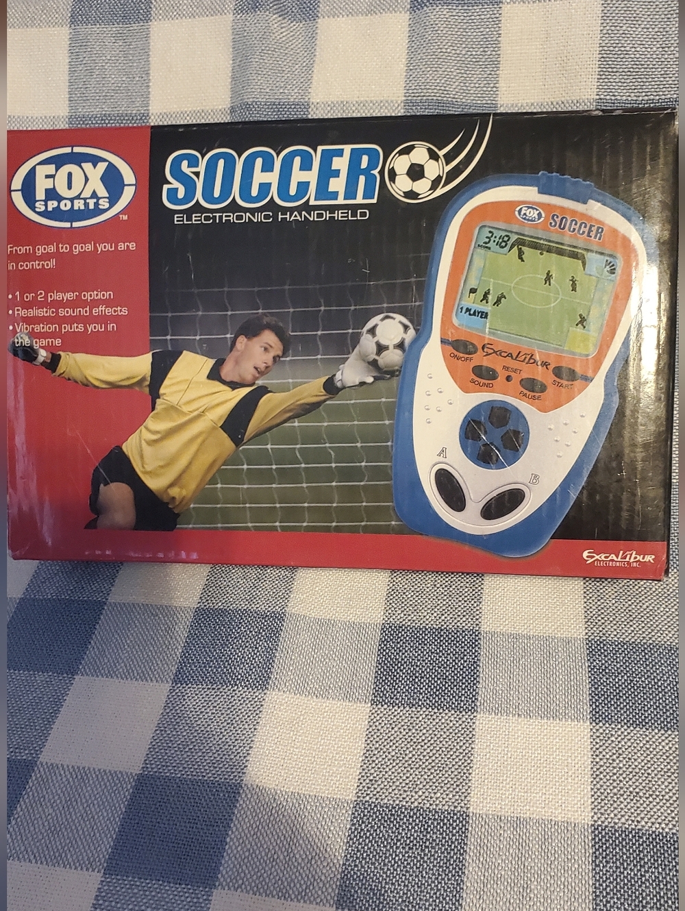 20th Century FOX 2006 Sports Soccer Electronic Handheld - Blue/White/Orange
